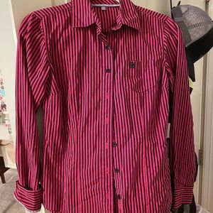 Cinch button up